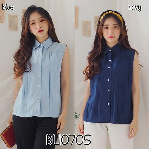 Jual Bl10705 Baju Atasan Wanita Casual Tanpa Lengan Jakarta Utara Pattern Indo Tokopedia