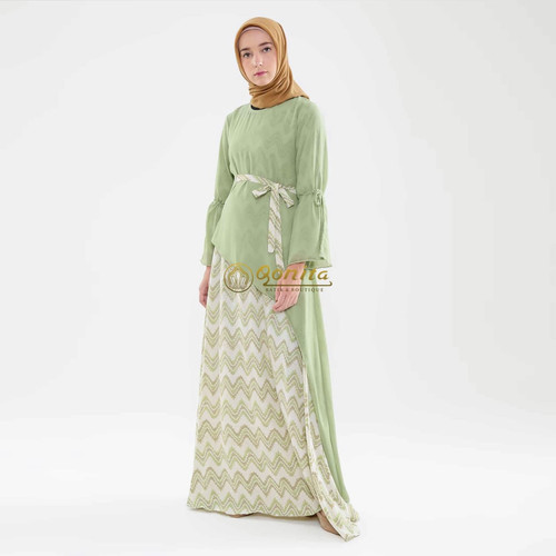 Foto Produk Gaun Nadin MK dari Qonita Batik Official