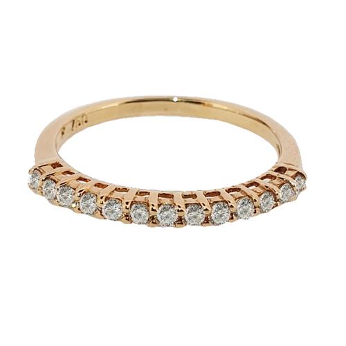 Foto Produk Cincin Emas Berlian List ring SR 0856Y dari Goldmart Official Shop