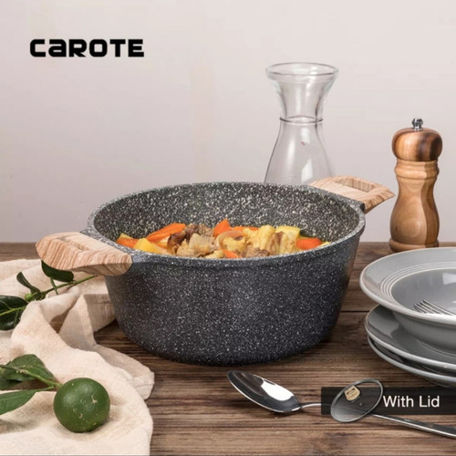 Foto Produk Carote Casserole Panci Anti Lengket With Lid 24 Cm dari MCI-BioGlass