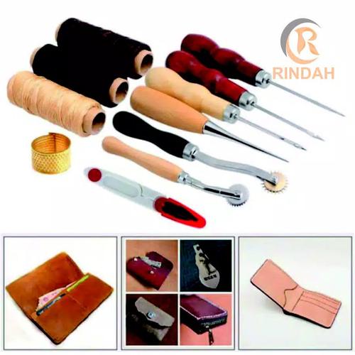 Jual Set 13pcs Alat Kerajinan Kulit Multifunctional Handmade Leather