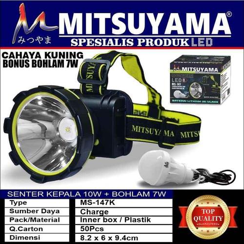 Foto Produk senter kepala super lithium cahaya kuning 7801 dari grosirltc