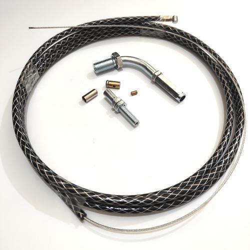 Foto Produk kabel gas serat plus L gas CNC universal bisa untuk semua motor 190cm - Hitam dari JK ESTORE