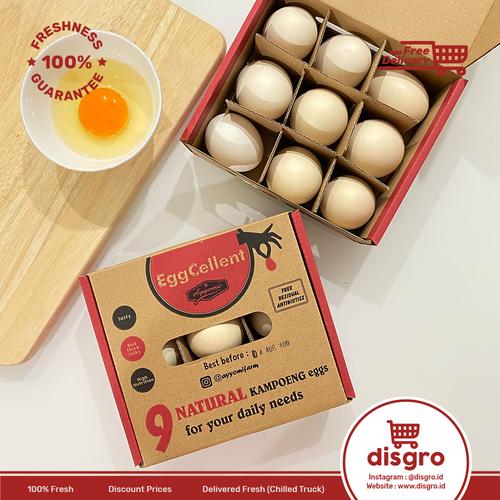 Foto Produk Eggcellent Telur ayam kampung premium red yolk telur ayyomi dari DISGRO