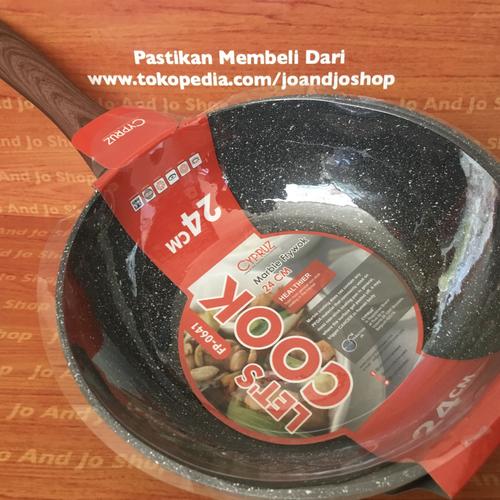 Foto Produk Frywok Marble Anti Lengket 24cm Cypruz Penggorengan dari Jo And Jo Shop