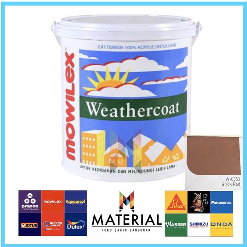 Foto Produk CAT MOWILEX WEATHERCOAT 2,5L W- 0353 BRICK RED dari TOKO MATERIAL ON