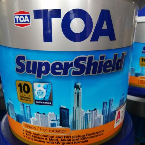 Jual Cat Tembok Toa Supershield 10 L Cat Tinting Exterior Sheen Kota Tangerang Istana Bangunan 