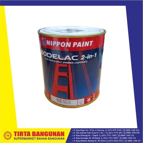 Foto Produk NIPPON BODELAC 2 - 1 CAT BESI ANTI KARAT 9103 BLACK 1 KG dari Tirta Bangunan