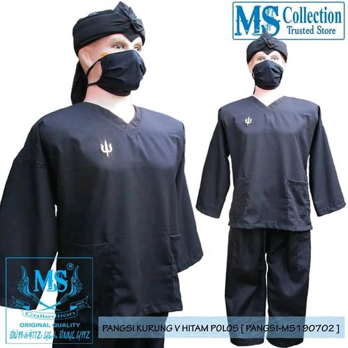 Jual baju pangsi sunda - Hitam, XXL - Kab. Bogor - Habibie collection