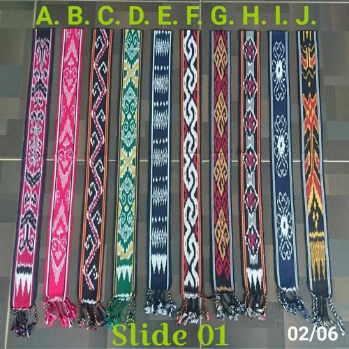 Foto Produk Tenun ikat kepala ethnic - Kode A dari TITAS textile