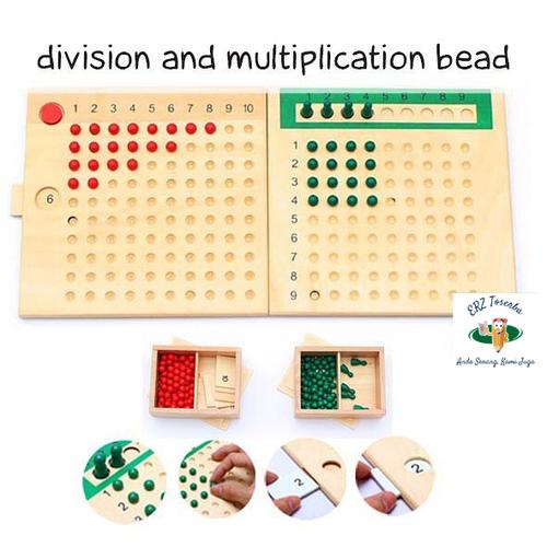 Foto Produk Paket lengkap 2 Board, Montessori Division & Multiplication Bead Math dari ERZ Toserba 2