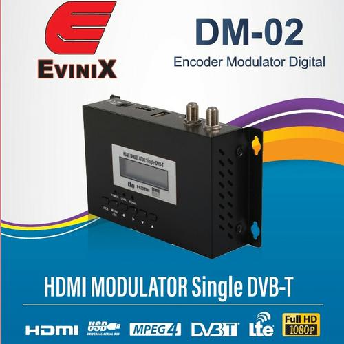 Gambar Modulator Digital HD Evinix DM-02 / Modulator RF Digital DVBT dari Otronics Jakarta Barat Tokopedia
