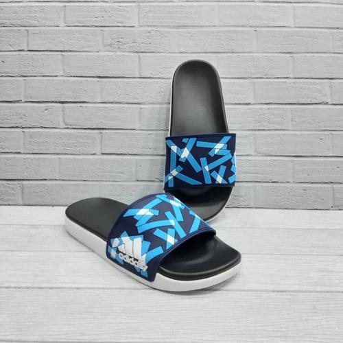 Foto Produk Sandal Slide On Adidas Adilette Blue Black Grade Original dari 21amstore