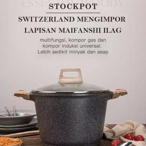 Foto Produk Carote Stock Pot Panci With Lid 24 Cm dari MCI-BioGlass