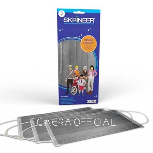 Foto Produk Masker Skrineer Abu isi 5 Pcs / Masker Earloop dari CaeraOfficial
