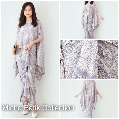 Foto Produk Batik set (2 pcs): Blouse kelelawar + rok renda dari Micha Batik Collection