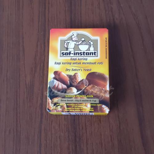 Foto Produk SAF instant gold yeast 5*11gr ragi roti dari sugarcraft