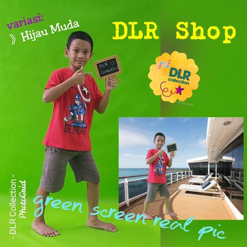 Foto Produk green screen 3 x 1.6 mtr bahan spunbond - Hijau Muda, 75 gram dari DLR Shop