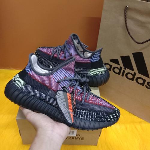 black full reflective yeezy