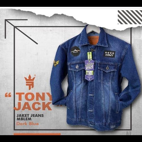 Jual jaket levis pria Tony Jack - Biru 