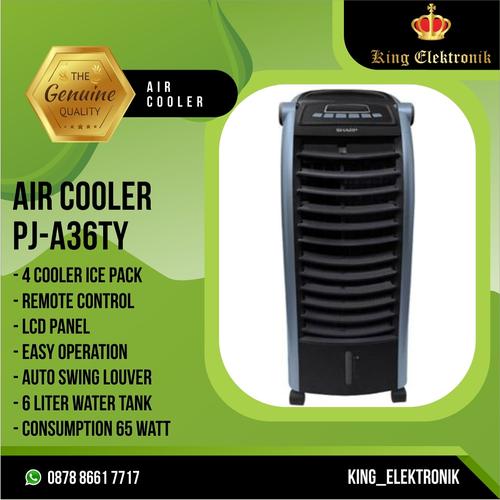 Foto Produk Air cooler sharp PJA 36 TY / Air cooler sharp pja36ty - Hitam dari King_Elektronik