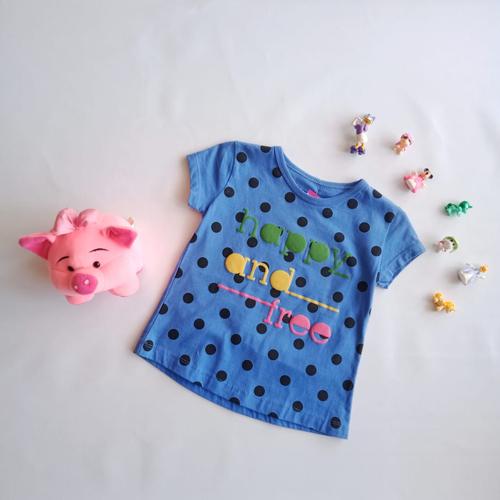 Foto Produk Kaos Anak Cewek oshkosh + Biru polkadot dari Danisha Collections Dps