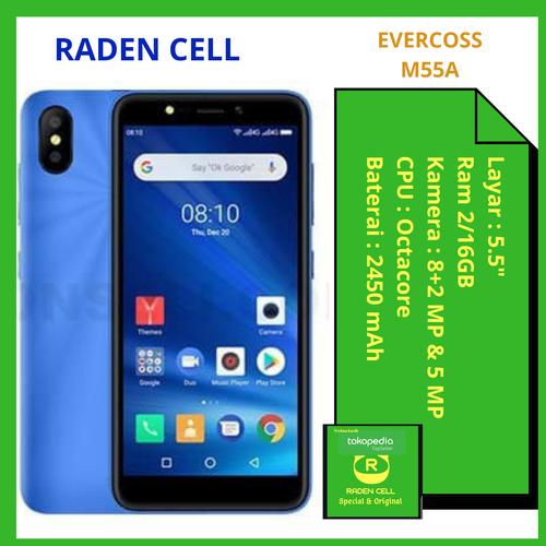 Jual Evercoss M55a Ram 2 16 Gb Handphone 4g Lte Murah Hp Murah Resmi Jakarta Pusat Raden Cell Tokopedia