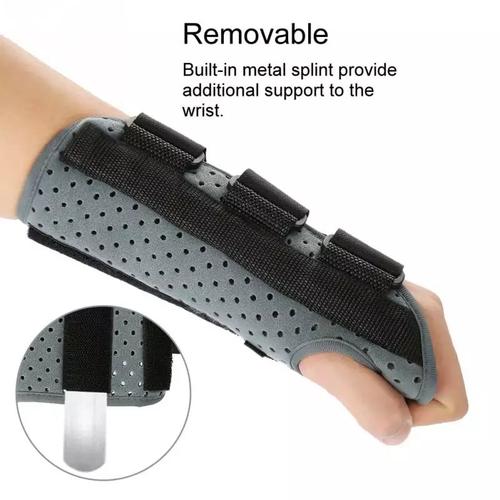 Foto Produk Adjustable Breathable Wrist Protective Brace Support Splint - L left dari Doctor Orthopaedi Brace