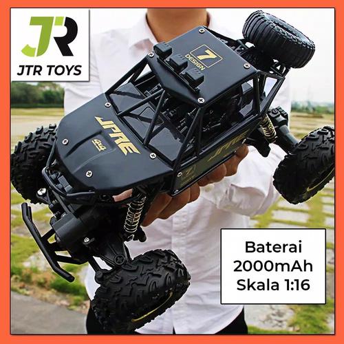 Foto Produk Mobil Remot RC Car Rock Crawler 1:16 Off Road 2.4GHz 4WD JPRE - Hitam dari Toy Kid