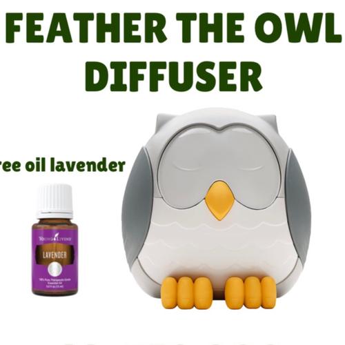 Jual humidifier Diffuser Young Living Owl Diffuser Original Free Oil Lavend Jakarta Barat
