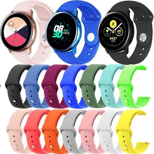 Foto Produk TALI JAM TANGAN SAMSUNG GALAXY ACTIVE 1 & 2 SILIKON MODEL APPLE STRAP dari Strap You Need