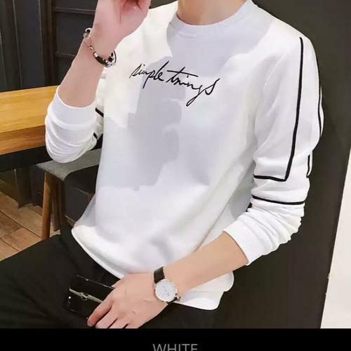 Foto Produk Promo Termurah Atasan Lengan Panjang Simple Kaos Pria 0037 - Mustard dari New Trendy 99