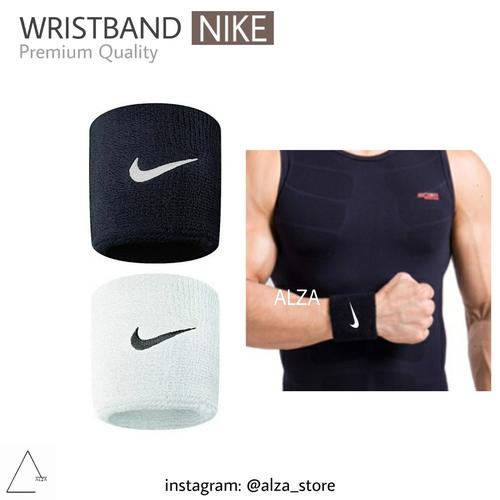 Foto Produk Wrist Band | Wristband Nike Putih Hitam - Hitam dari alzastore