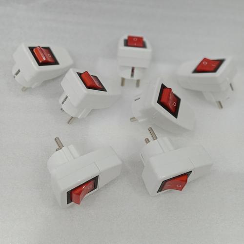 Jual Steker Saklar atau colokan listrik klik on off indicator LED ...