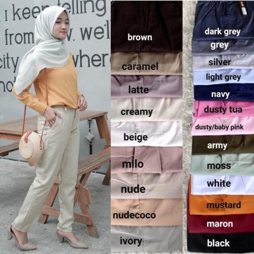 Foto Produk Celana Kerja Wanita // Celana Baggy Pant // Celana Panjang Wanita dari Toko elArsy