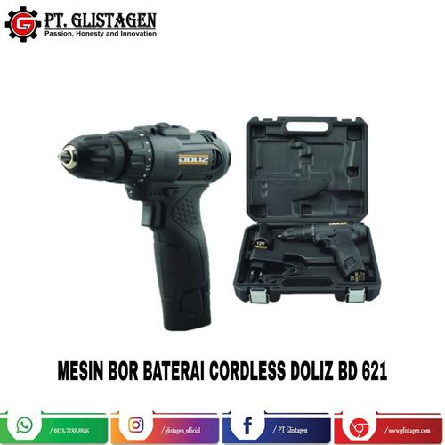 Foto Produk Mesin Bor Baterai Cordless Drill 12 Volt Doliz BD 621 dari PT. GLISTAGEN