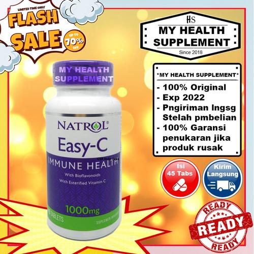 Jual NATROL EASY C 1000MG/NATROL VITAMIN C 1000MG/VITAMIN C NATROL 1000