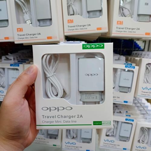 Foto Produk Charger OPPO 2A ORIGINAL 99% MICRO USB SINGLE PORT PACKING IMPORT dari DL - Store
