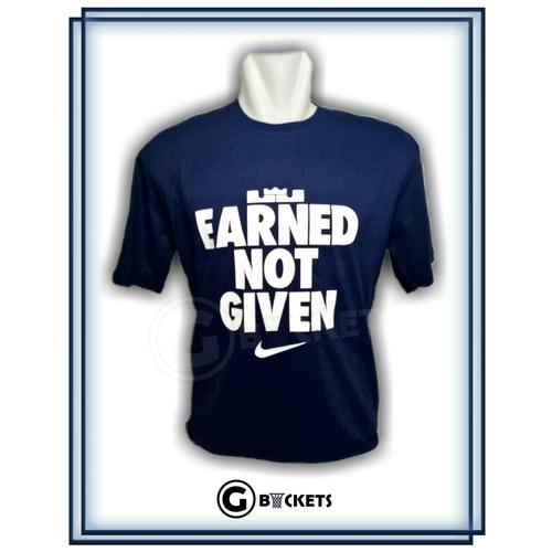 Jual T-Shirt NBA Lebron Earned Not 