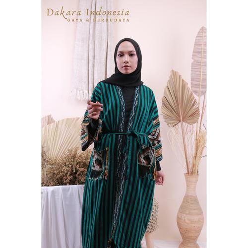 Foto Produk Outer Oversize Etnik Tenun Ikat Dakara Indonesia dari Dakara Indonesia