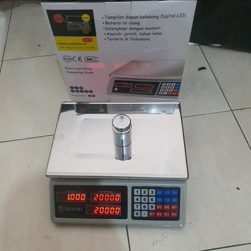 Foto Produk Timbangan buah/Timbangan laundry/ Timbangan sembako 30kg/DLL dari timbangan murah