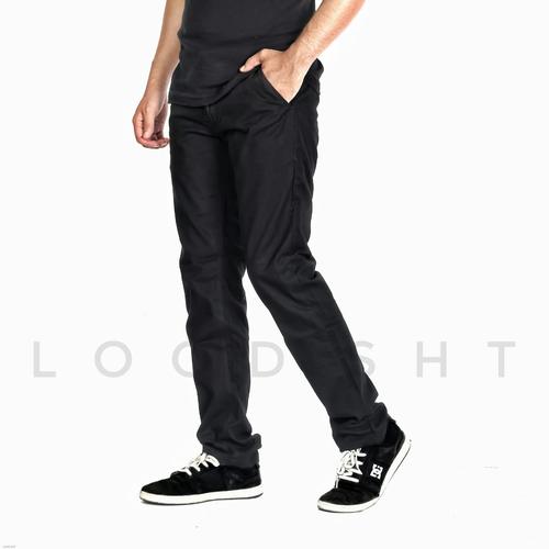 Foto Produk CELANA PANJANG PRIA CHINO HITAM LOODSHT - Hitam, S dari HANIF ALLSHOP