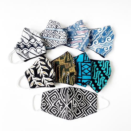 Foto Produk Masker Batik Cap asli dari Lakawa Collection
