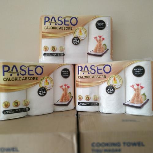Foto Produk Tissue Paseo tissue dapur kitchen towel 3 roll 70 s - Gold dari pempekkyla