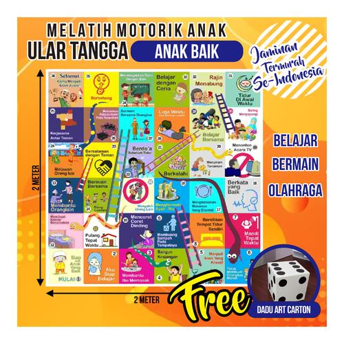 Foto Produk ULAR TANGGA JUMBO RAKSASA 2X2 ANAK BAIK dari istiqomah_pro