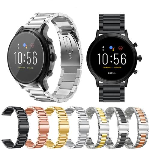 Jual STRAP JAM TANGAN SMARTWATCH FOSSIL Q EXPLORIST GEN 4 STAINLESS 22mm -  Kab. Tangerang - @rajasupply.id | Tokopedia