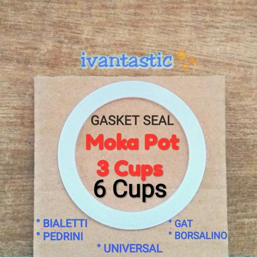 Jual Gasket Seal Moka Pot 3 Cups 6 Cups 