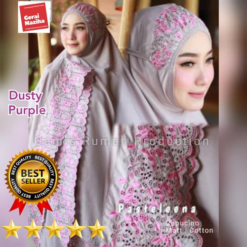 Foto Produk Mukena Bordir Katun Mikro Syahbani Renda Siti Khadijah Dewasa Elegant dari Gerai Naziha