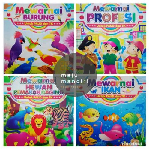 Foto Produk Buku Mewarnai Ukuran Besar dari Maju Mandiri 88
