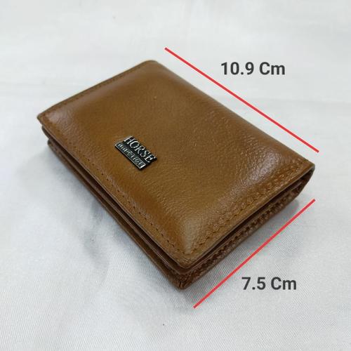 Foto Produk Dompet Kartu Imperial Horse warna Coklat 100% kulit asli dari O'sh Store